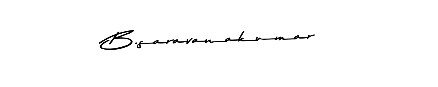 Use a signature maker to create a handwritten signature online. With this signature software, you can design (Asem Kandis PERSONAL USE) your own signature for name B.saravanakumar. B.saravanakumar signature style 9 images and pictures png