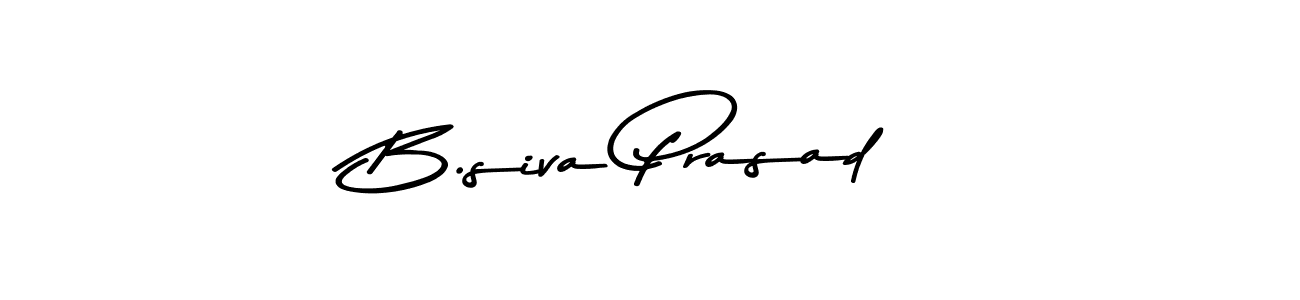 Design your own signature with our free online signature maker. With this signature software, you can create a handwritten (Asem Kandis PERSONAL USE) signature for name B.siva Prasad. B.siva Prasad signature style 9 images and pictures png