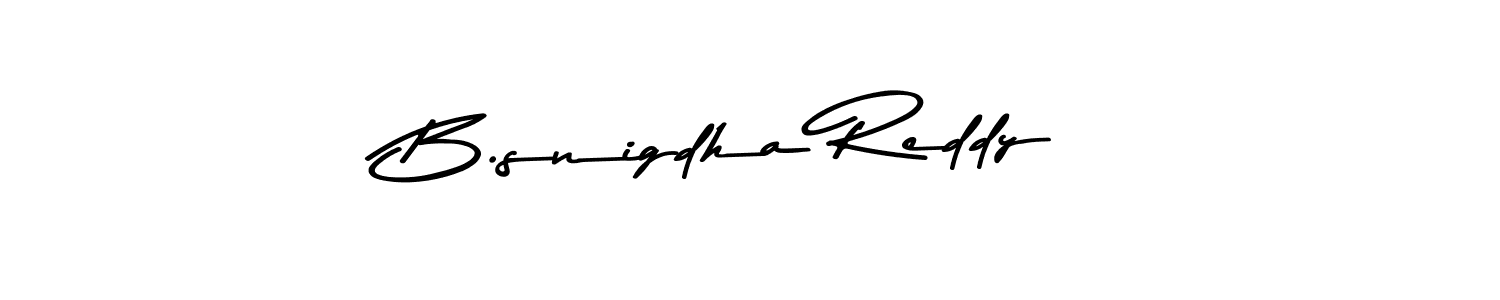 Also we have B.snigdha Reddy name is the best signature style. Create professional handwritten signature collection using Asem Kandis PERSONAL USE autograph style. B.snigdha Reddy signature style 9 images and pictures png