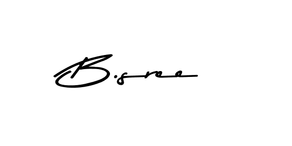 How to make B.sree signature? Asem Kandis PERSONAL USE is a professional autograph style. Create handwritten signature for B.sree name. B.sree signature style 9 images and pictures png