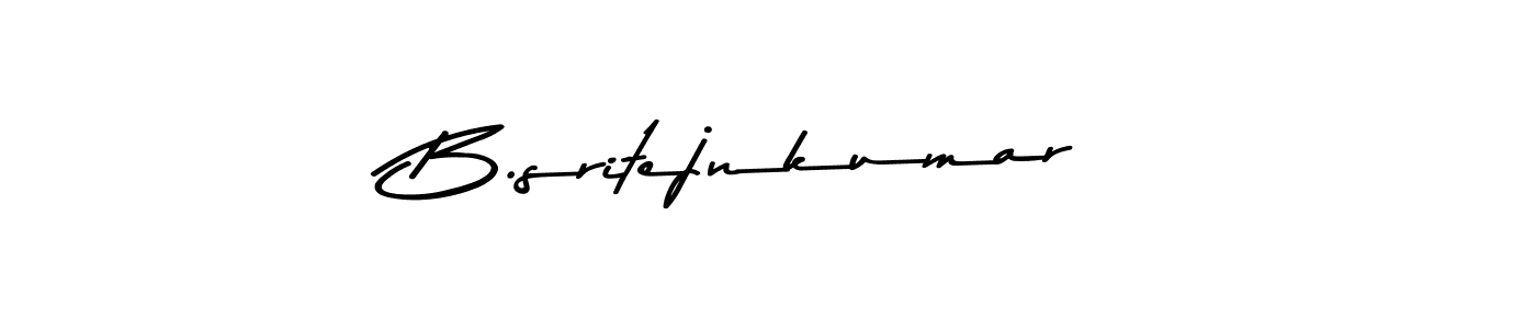 Design your own signature with our free online signature maker. With this signature software, you can create a handwritten (Asem Kandis PERSONAL USE) signature for name B.sritejnkumar. B.sritejnkumar signature style 9 images and pictures png