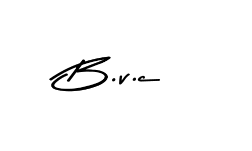 The best way (Asem Kandis PERSONAL USE) to make a short signature is to pick only two or three words in your name. The name B.v.c include a total of six letters. For converting this name. B.v.c signature style 9 images and pictures png