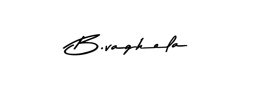Design your own signature with our free online signature maker. With this signature software, you can create a handwritten (Asem Kandis PERSONAL USE) signature for name B.vaghela. B.vaghela signature style 9 images and pictures png