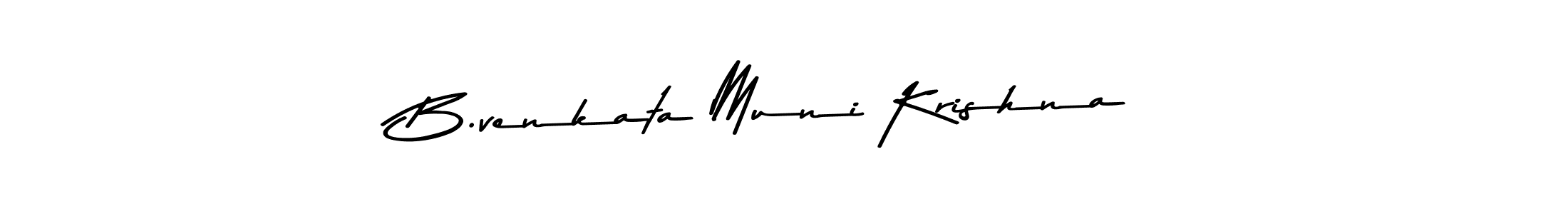 The best way (Asem Kandis PERSONAL USE) to make a short signature is to pick only two or three words in your name. The name B.venkata Muni Krishna include a total of six letters. For converting this name. B.venkata Muni Krishna signature style 9 images and pictures png