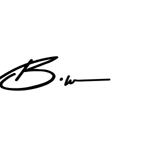 This is the best signature style for the B.w name. Also you like these signature font (Asem Kandis PERSONAL USE). Mix name signature. B.w signature style 9 images and pictures png