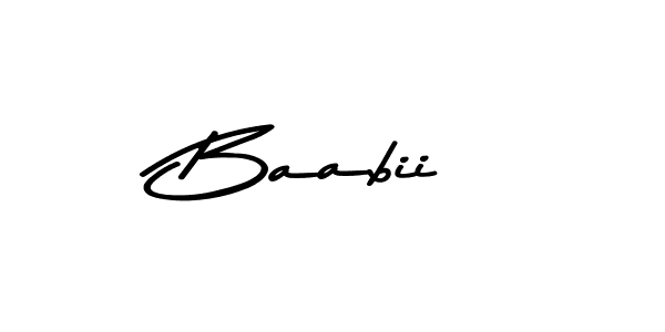 The best way (Asem Kandis PERSONAL USE) to make a short signature is to pick only two or three words in your name. The name Baabii include a total of six letters. For converting this name. Baabii signature style 9 images and pictures png