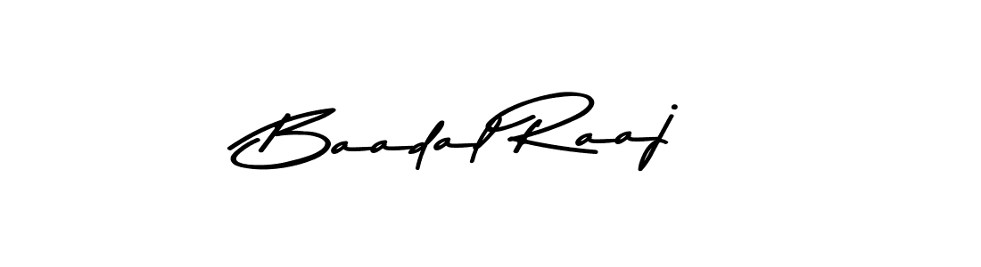 How to make Baadal Raaj signature? Asem Kandis PERSONAL USE is a professional autograph style. Create handwritten signature for Baadal Raaj name. Baadal Raaj signature style 9 images and pictures png