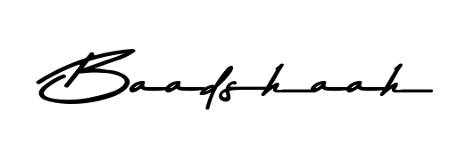 The Asem Kandis PERSONAL USE signature style provides a bold statement for name Baadshaah. Designed for business owners, executives, and leaders. Baadshaah signature style 9 images and pictures png