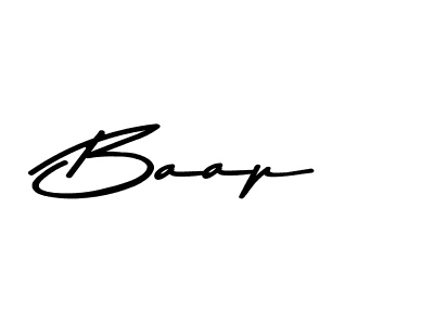 Make a beautiful signature design for name Baap. With this signature (Asem Kandis PERSONAL USE) style, you can create a handwritten signature for free. Baap signature style 9 images and pictures png