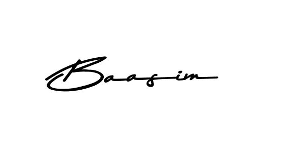 Make a beautiful signature design for name Baasim. Use this online signature maker to create a handwritten signature for free. Baasim signature style 9 images and pictures png