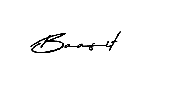 Create a beautiful signature design for name Baasit. With this signature (Asem Kandis PERSONAL USE) fonts, you can make a handwritten signature for free. Baasit signature style 9 images and pictures png