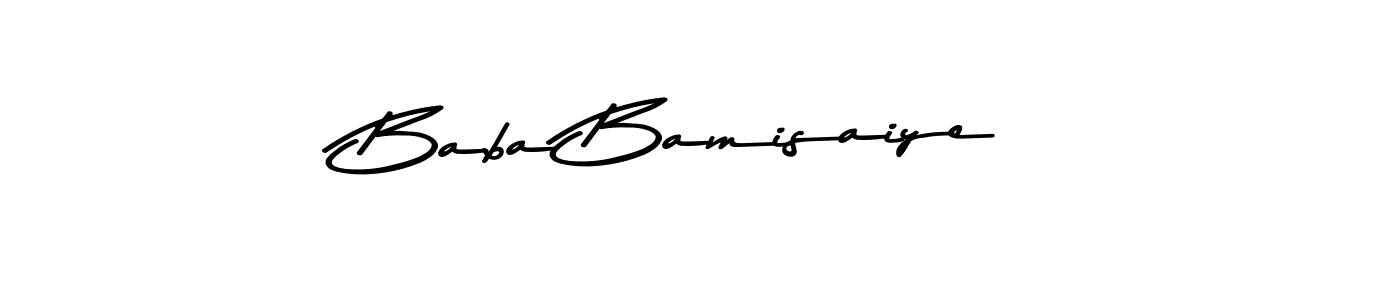 Baba Bamisaiye stylish signature style. Best Handwritten Sign (Asem Kandis PERSONAL USE) for my name. Handwritten Signature Collection Ideas for my name Baba Bamisaiye. Baba Bamisaiye signature style 9 images and pictures png