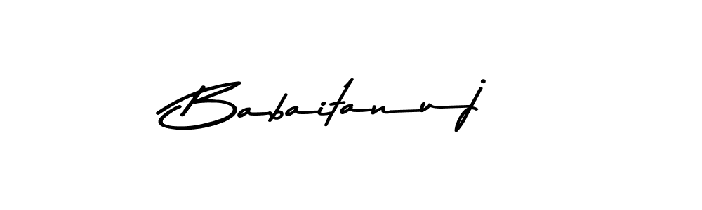 This is the best signature style for the Babaitanuj name. Also you like these signature font (Asem Kandis PERSONAL USE). Mix name signature. Babaitanuj signature style 9 images and pictures png