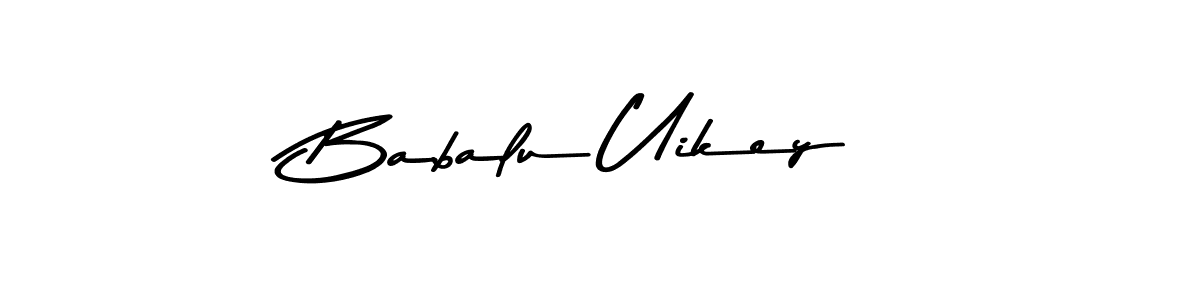 Design your own signature with our free online signature maker. With this signature software, you can create a handwritten (Asem Kandis PERSONAL USE) signature for name Babalu Uikey. Babalu Uikey signature style 9 images and pictures png