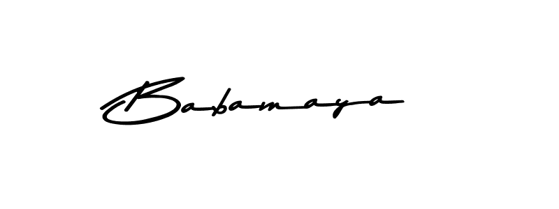 Create a beautiful signature design for name Babamaya. With this signature (Asem Kandis PERSONAL USE) fonts, you can make a handwritten signature for free. Babamaya signature style 9 images and pictures png