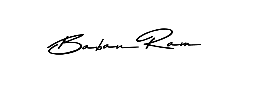 Create a beautiful signature design for name Baban Ram. With this signature (Asem Kandis PERSONAL USE) fonts, you can make a handwritten signature for free. Baban Ram signature style 9 images and pictures png
