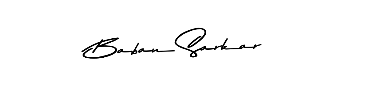 This is the best signature style for the Baban Sarkar name. Also you like these signature font (Asem Kandis PERSONAL USE). Mix name signature. Baban Sarkar signature style 9 images and pictures png