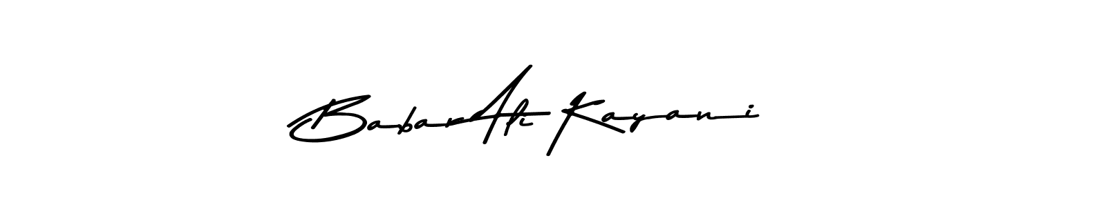 This is the best signature style for the Babar Ali Kayani name. Also you like these signature font (Asem Kandis PERSONAL USE). Mix name signature. Babar Ali Kayani signature style 9 images and pictures png