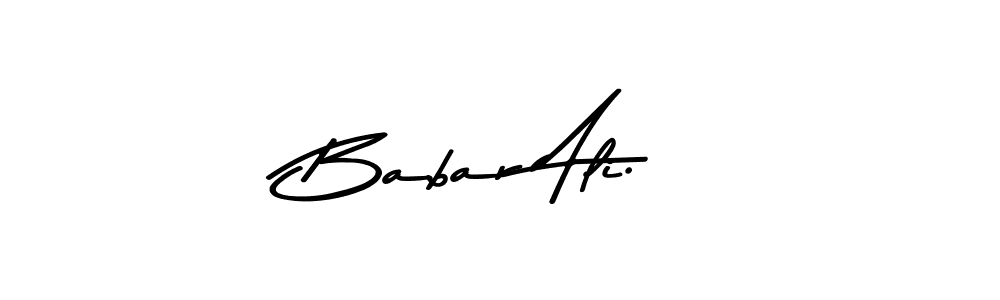 You should practise on your own different ways (Asem Kandis PERSONAL USE) to write your name (Babar Ali.) in signature. don't let someone else do it for you. Babar Ali. signature style 9 images and pictures png