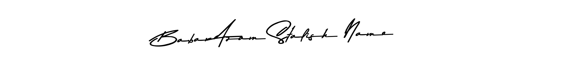 Design your own signature with our free online signature maker. With this signature software, you can create a handwritten (Asem Kandis PERSONAL USE) signature for name Babar Azam Stalish Name. Babar Azam Stalish Name signature style 9 images and pictures png