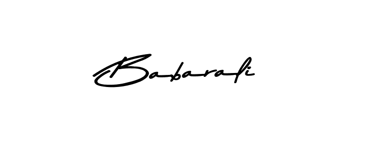 Babarali stylish signature style. Best Handwritten Sign (Asem Kandis PERSONAL USE) for my name. Handwritten Signature Collection Ideas for my name Babarali. Babarali signature style 9 images and pictures png