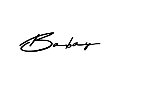How to make Babay signature? Asem Kandis PERSONAL USE is a professional autograph style. Create handwritten signature for Babay name. Babay signature style 9 images and pictures png