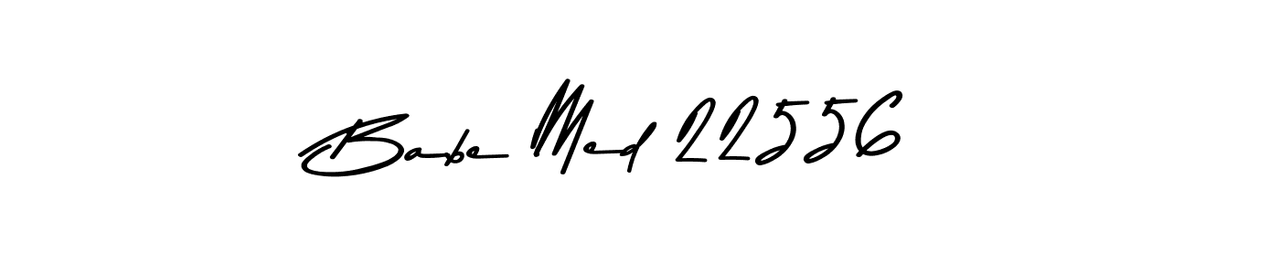How to make Babe Med 22556 name signature. Use Asem Kandis PERSONAL USE style for creating short signs online. This is the latest handwritten sign. Babe Med 22556 signature style 9 images and pictures png