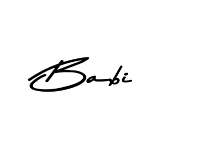 You should practise on your own different ways (Asem Kandis PERSONAL USE) to write your name (Babi) in signature. don't let someone else do it for you. Babi signature style 9 images and pictures png