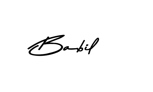 Babil stylish signature style. Best Handwritten Sign (Asem Kandis PERSONAL USE) for my name. Handwritten Signature Collection Ideas for my name Babil. Babil signature style 9 images and pictures png