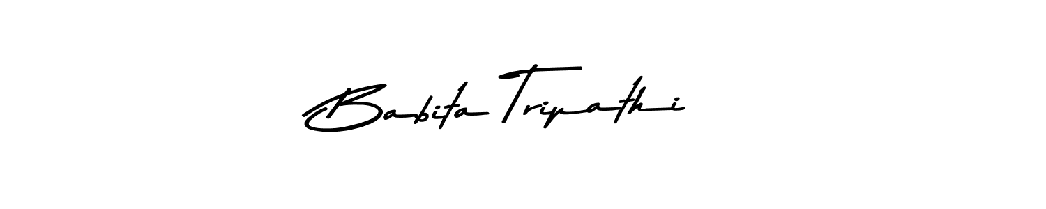 Make a beautiful signature design for name Babita Tripathi. Use this online signature maker to create a handwritten signature for free. Babita Tripathi signature style 9 images and pictures png