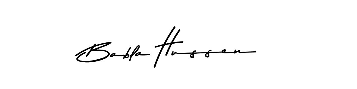 The best way (Asem Kandis PERSONAL USE) to make a short signature is to pick only two or three words in your name. The name Babla Hussen include a total of six letters. For converting this name. Babla Hussen signature style 9 images and pictures png