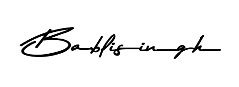 You can use this online signature creator to create a handwritten signature for the name Bablisingh. This is the best online autograph maker. Bablisingh signature style 9 images and pictures png