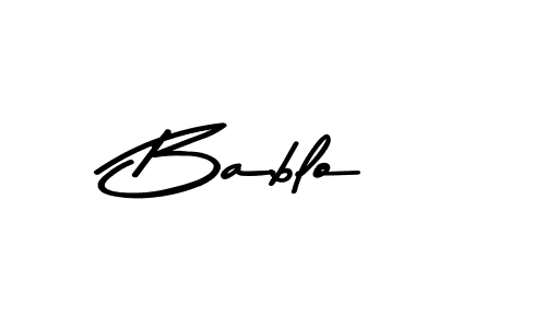 Here are the top 10 professional signature styles for the name Bablo. These are the best autograph styles you can use for your name. Bablo signature style 9 images and pictures png