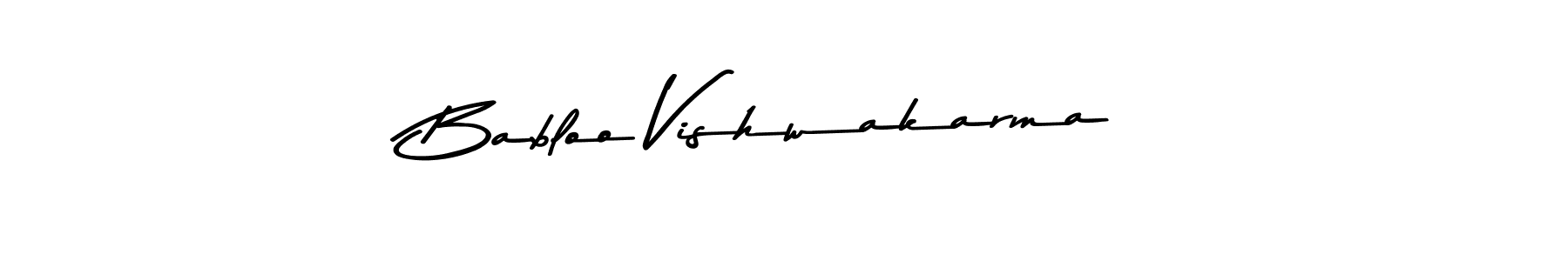 How to make Babloo Vishwakarma signature? Asem Kandis PERSONAL USE is a professional autograph style. Create handwritten signature for Babloo Vishwakarma name. Babloo Vishwakarma signature style 9 images and pictures png