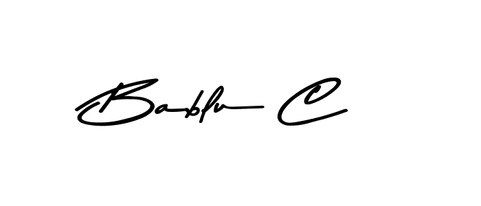 Also we have Bablu C name is the best signature style. Create professional handwritten signature collection using Asem Kandis PERSONAL USE autograph style. Bablu C signature style 9 images and pictures png