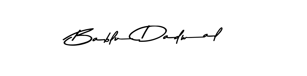 Use a signature maker to create a handwritten signature online. With this signature software, you can design (Asem Kandis PERSONAL USE) your own signature for name Bablu Dadwal. Bablu Dadwal signature style 9 images and pictures png