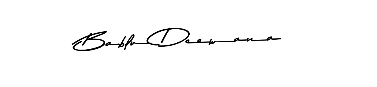 How to make Bablu Deewana signature? Asem Kandis PERSONAL USE is a professional autograph style. Create handwritten signature for Bablu Deewana name. Bablu Deewana signature style 9 images and pictures png