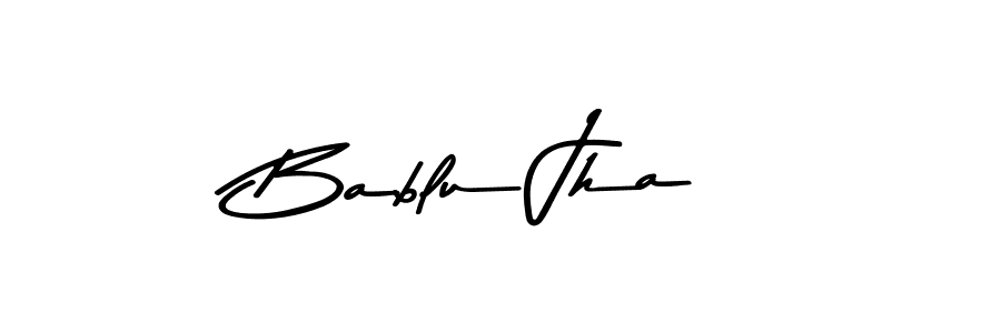 Bablu Jha stylish signature style. Best Handwritten Sign (Asem Kandis PERSONAL USE) for my name. Handwritten Signature Collection Ideas for my name Bablu Jha. Bablu Jha signature style 9 images and pictures png