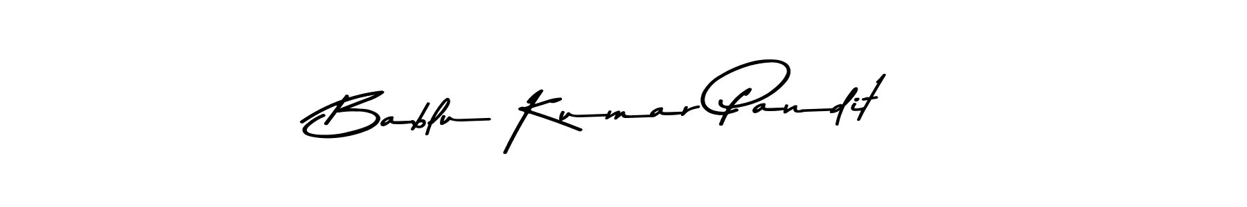 How to make Bablu Kumar Pandit signature? Asem Kandis PERSONAL USE is a professional autograph style. Create handwritten signature for Bablu Kumar Pandit name. Bablu Kumar Pandit signature style 9 images and pictures png