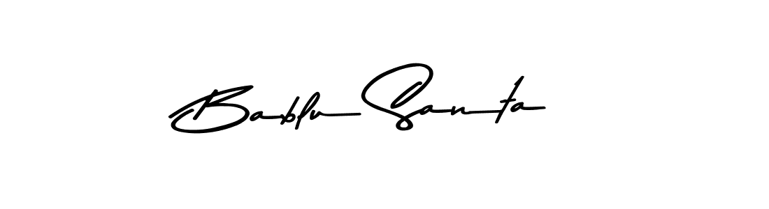 Also we have Bablu Santa name is the best signature style. Create professional handwritten signature collection using Asem Kandis PERSONAL USE autograph style. Bablu Santa signature style 9 images and pictures png