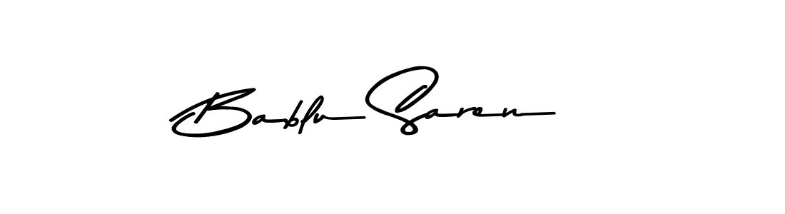 Also You can easily find your signature by using the search form. We will create Bablu Saren name handwritten signature images for you free of cost using Asem Kandis PERSONAL USE sign style. Bablu Saren signature style 9 images and pictures png