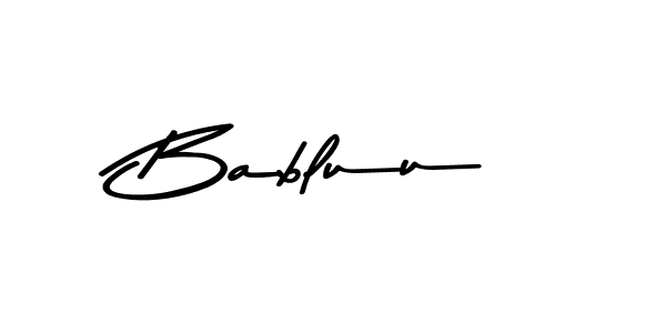 Use a signature maker to create a handwritten signature online. With this signature software, you can design (Asem Kandis PERSONAL USE) your own signature for name Babluu. Babluu signature style 9 images and pictures png