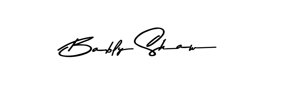 Here are the top 10 professional signature styles for the name Bably Shaw. These are the best autograph styles you can use for your name. Bably Shaw signature style 9 images and pictures png