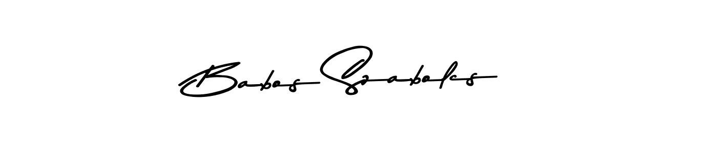 Once you've used our free online signature maker to create your best signature Asem Kandis PERSONAL USE style, it's time to enjoy all of the benefits that Babos Szabolcs name signing documents. Babos Szabolcs signature style 9 images and pictures png