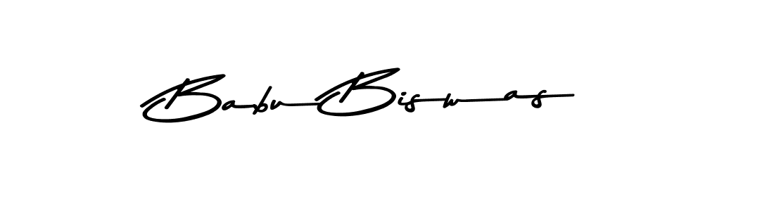 Create a beautiful signature design for name Babu Biswas. With this signature (Asem Kandis PERSONAL USE) fonts, you can make a handwritten signature for free. Babu Biswas signature style 9 images and pictures png