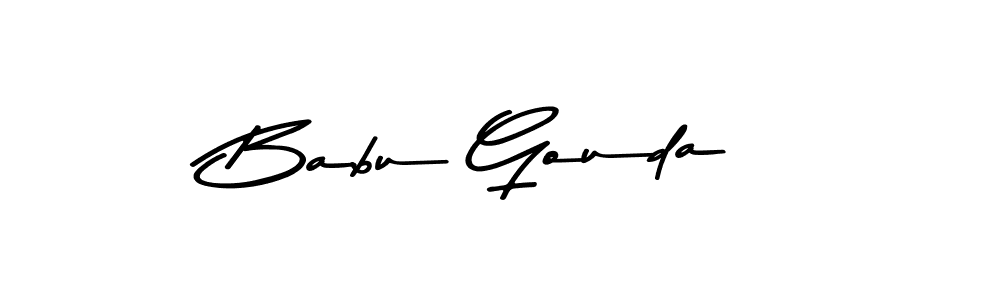 Create a beautiful signature design for name Babu Gouda. With this signature (Asem Kandis PERSONAL USE) fonts, you can make a handwritten signature for free. Babu Gouda signature style 9 images and pictures png