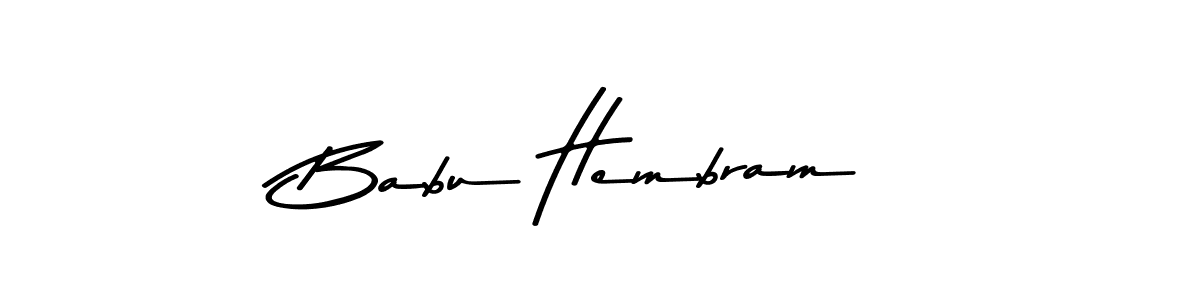 You can use this online signature creator to create a handwritten signature for the name Babu Hembram. This is the best online autograph maker. Babu Hembram signature style 9 images and pictures png