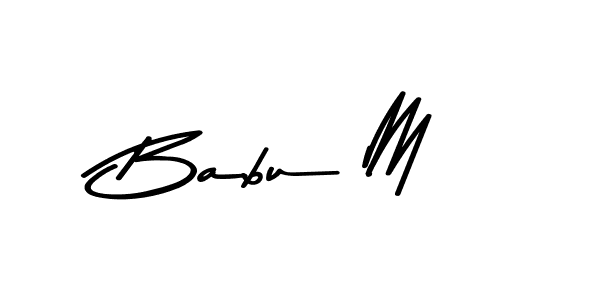 It looks lik you need a new signature style for name Babu M. Design unique handwritten (Asem Kandis PERSONAL USE) signature with our free signature maker in just a few clicks. Babu M signature style 9 images and pictures png