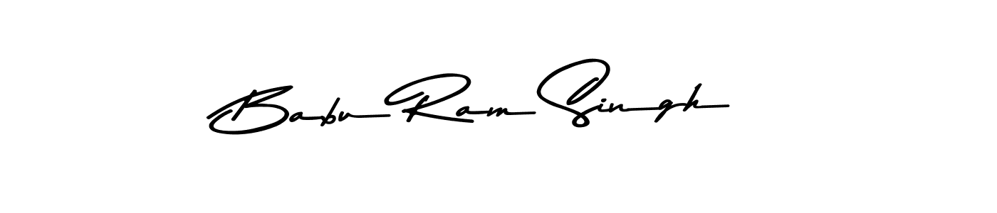 Make a beautiful signature design for name Babu Ram Singh. With this signature (Asem Kandis PERSONAL USE) style, you can create a handwritten signature for free. Babu Ram Singh signature style 9 images and pictures png