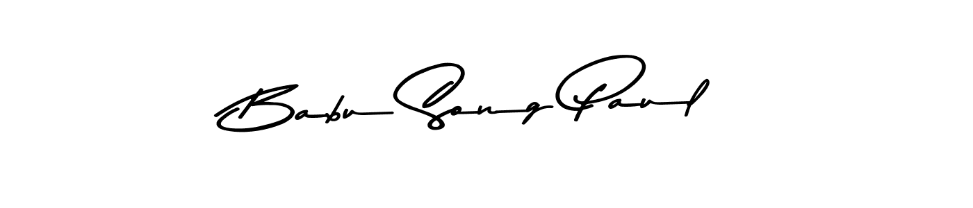 Design your own signature with our free online signature maker. With this signature software, you can create a handwritten (Asem Kandis PERSONAL USE) signature for name Babu Song Paul. Babu Song Paul signature style 9 images and pictures png